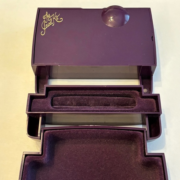INGENIOUS DESIGNS Vintage “The Jewel Kit” Accordion Jewelry Box Travel Compact - Picture 2 of 10